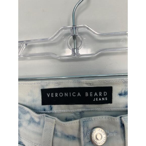 Veronica Beard Jeans Tie Dye Skinny Pants Women Size 26 High Rise Button Fly - Picture 3 of 10
